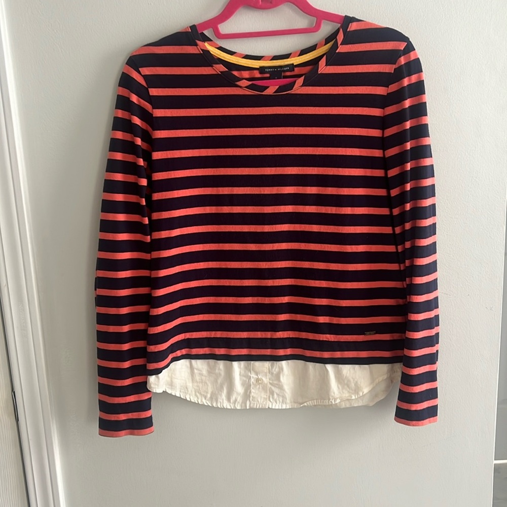 Tommy Hilfiger Striped Layered Top